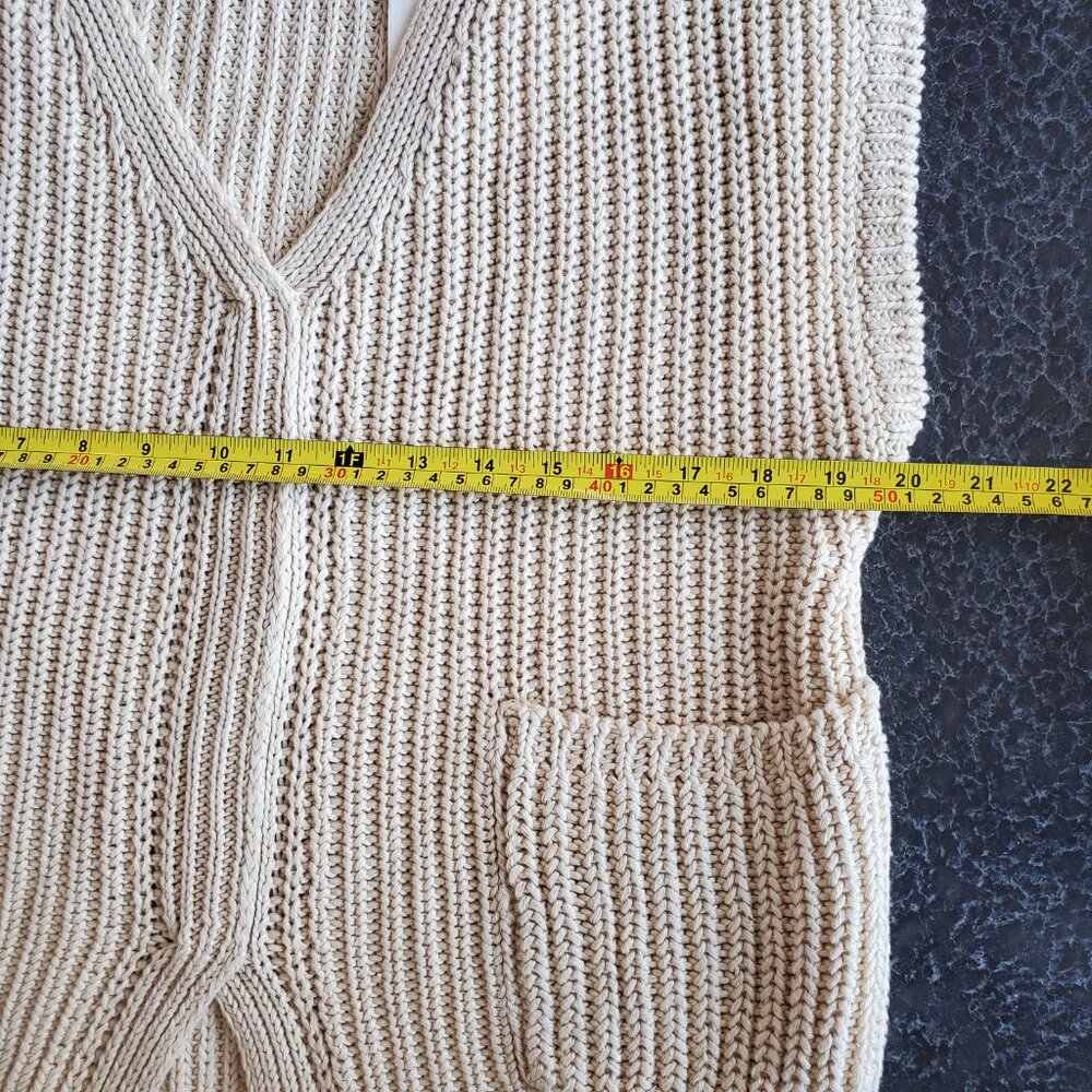 TOTEME ! chunky-knit linen-blend vest (L) - Picture 13 of 14